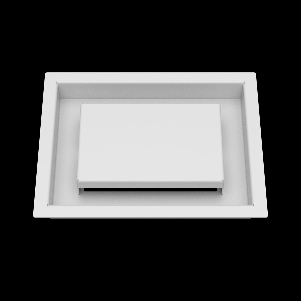 6x8 ceiling vent cover, front view