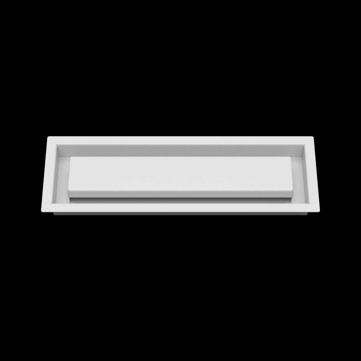 4x14 wall vent cover, front view
