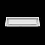 4x14 wall vent cover, front view