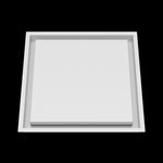 14x14 wall vent cover, front view