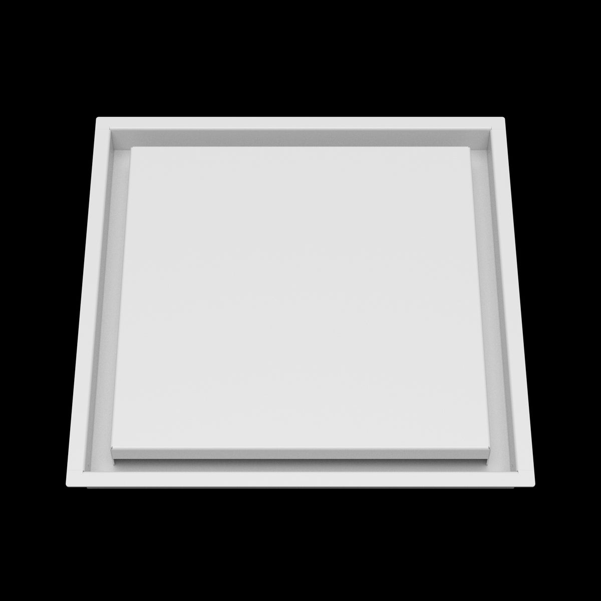 14x14 wall vent cover, front view