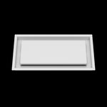 8x16 ceiling vent cover, front view