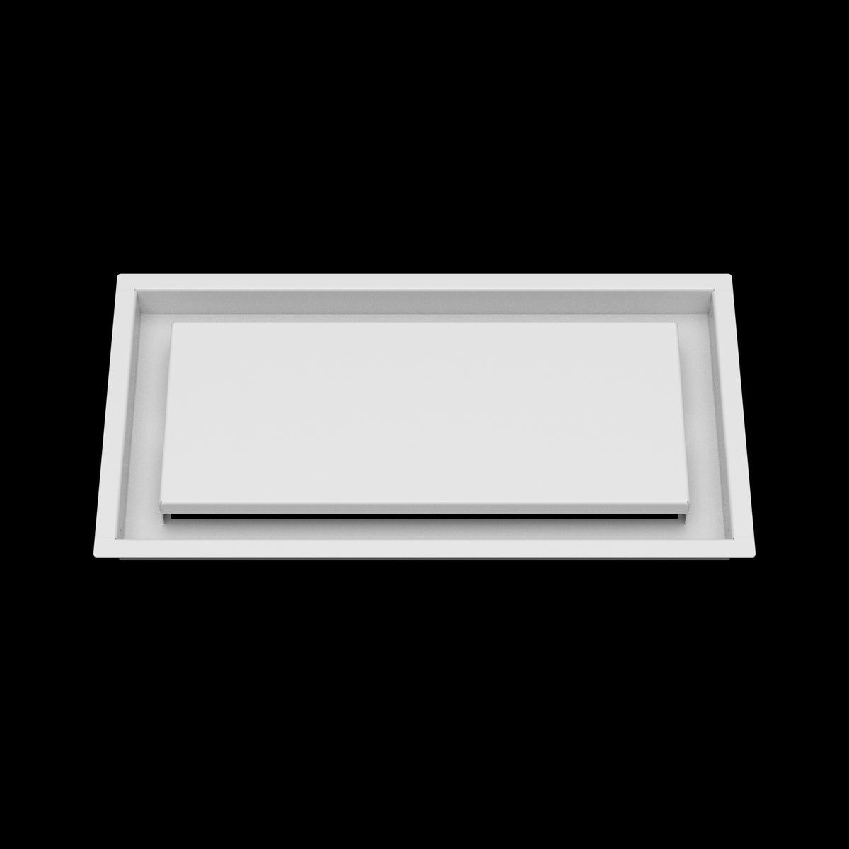 8x16 ceiling vent cover, front view