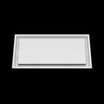 11x22 ceiling vent cover, front view