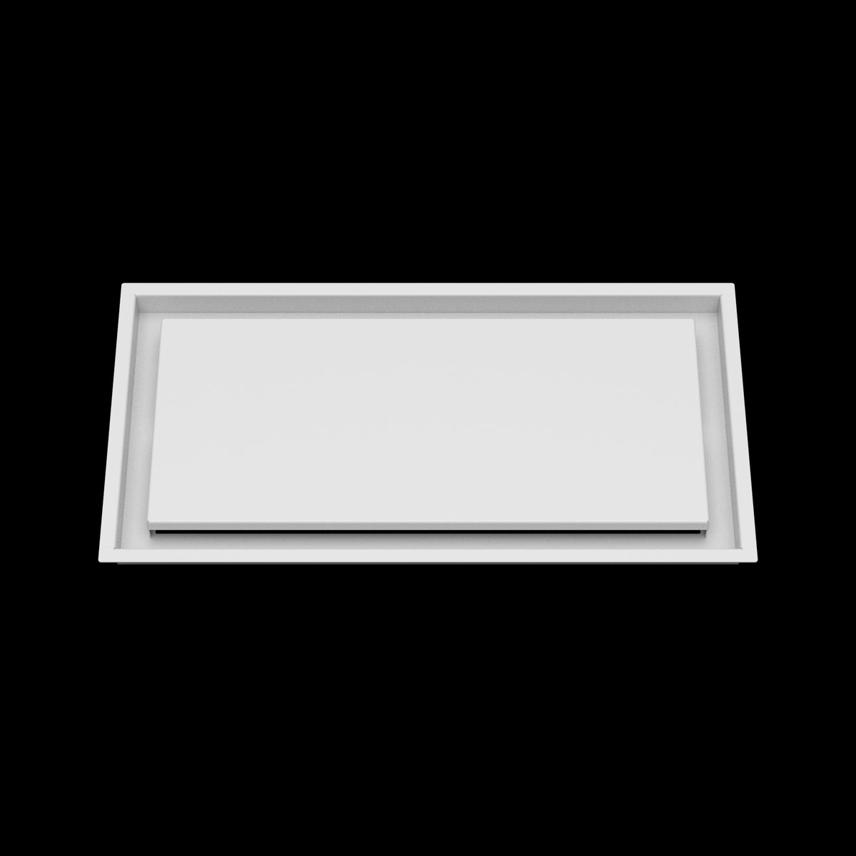 11x22 ceiling vent cover, front view