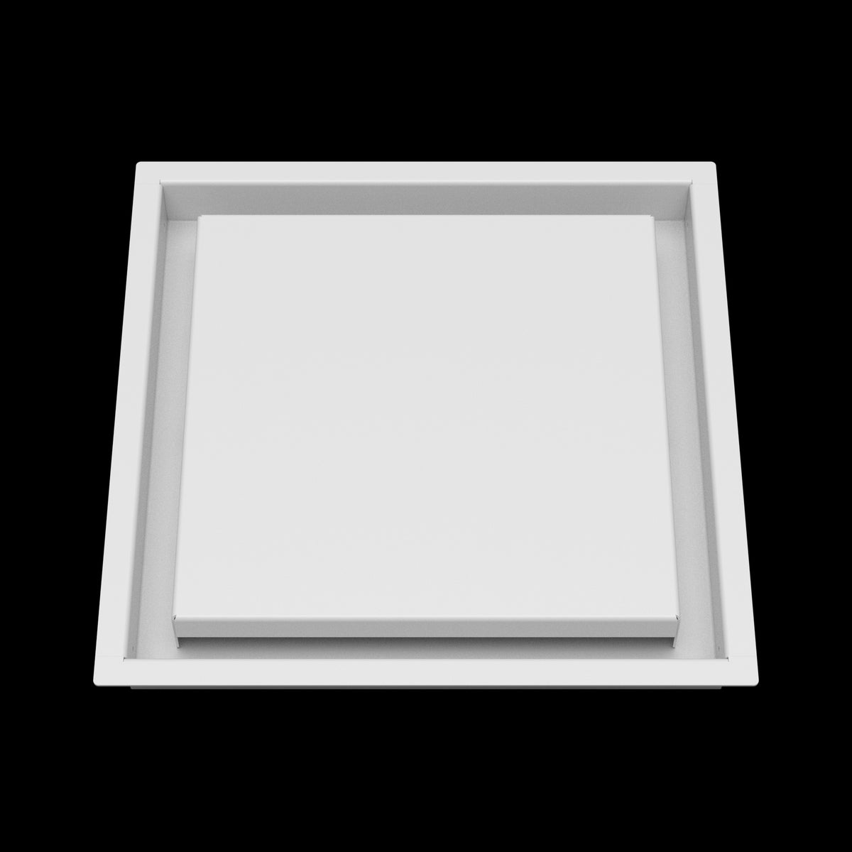 11x11 wall vent cover, front view