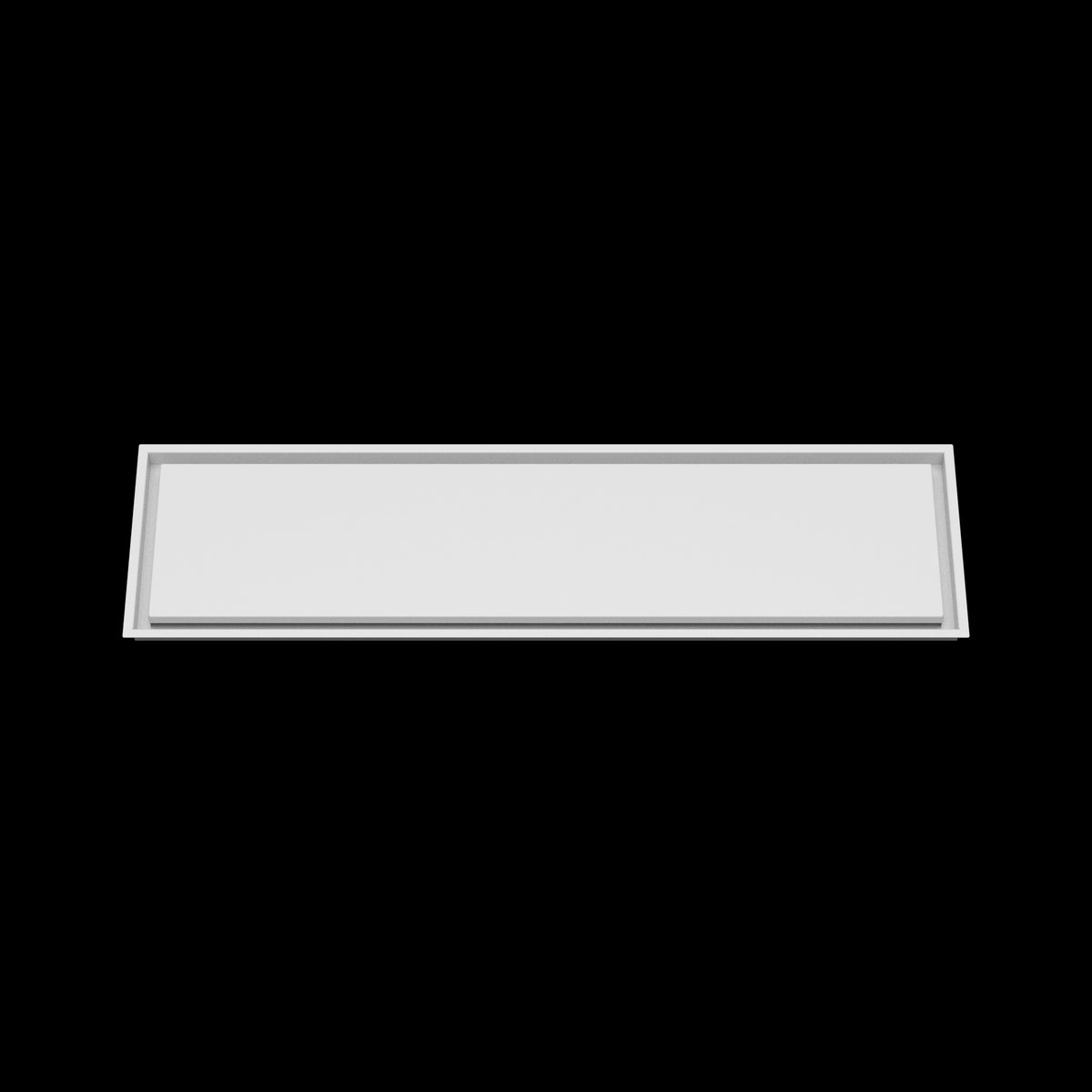 12x46 wall vent cover, front view