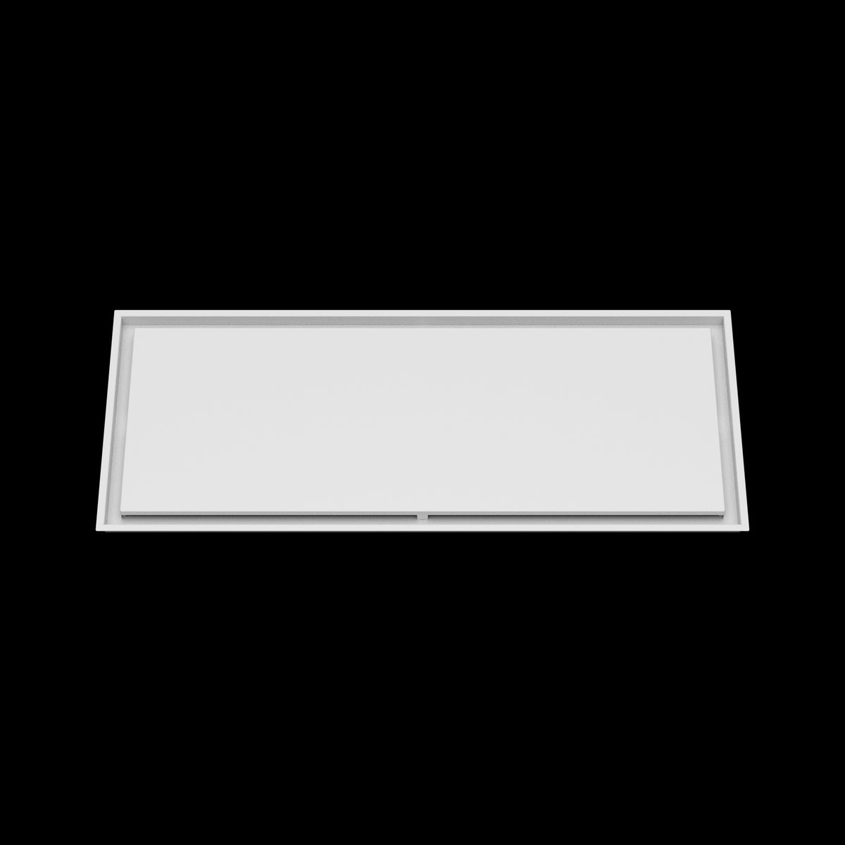 18x45 ceiling vent cover, front view
