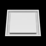 12x13 ceiling vent cover, front view