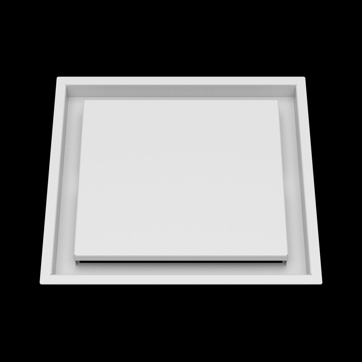 12x13 ceiling vent cover, front view
