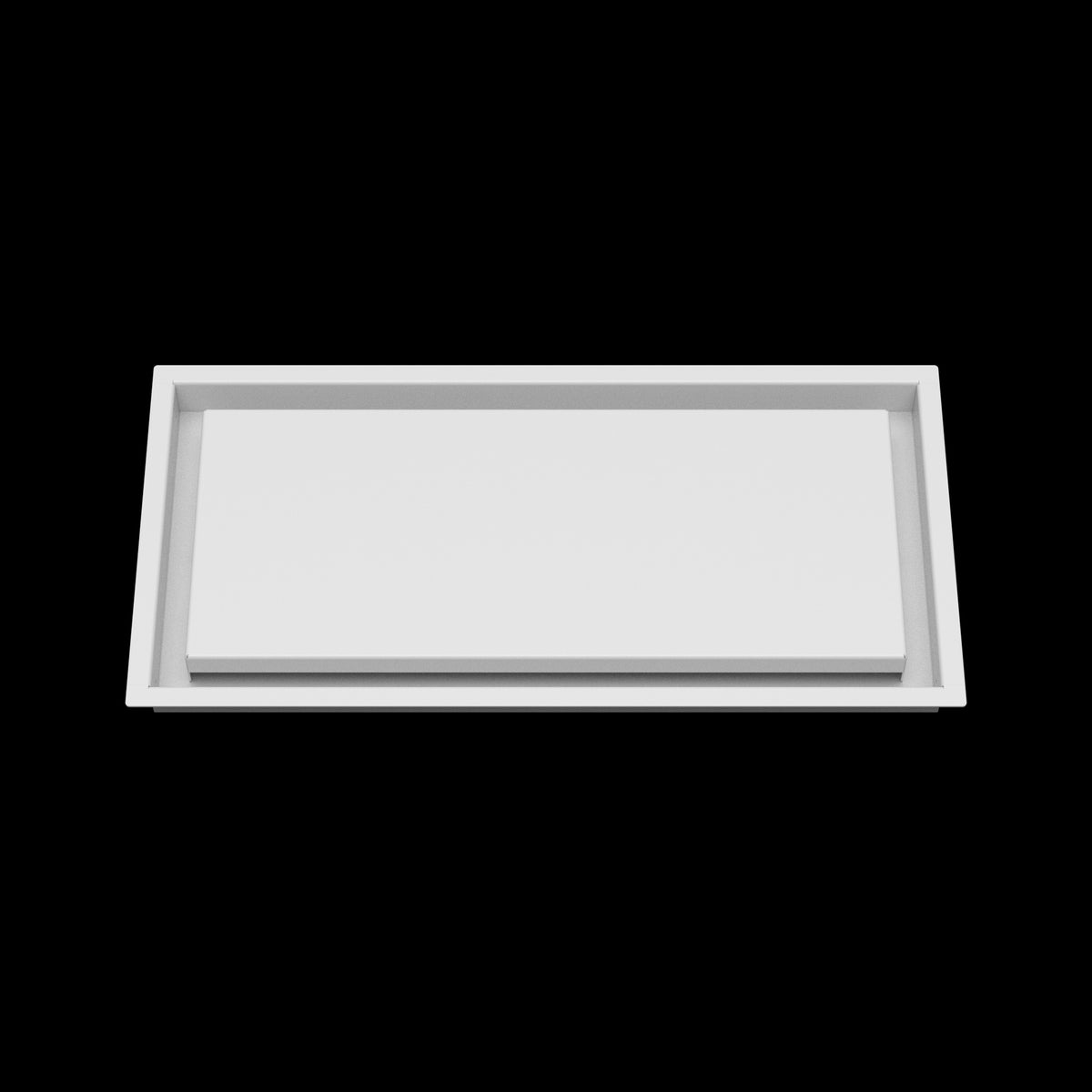 9x19 wall vent cover, front view
