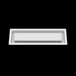 4x14 ceiling vent cover, front view