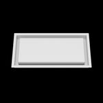 8x16 wall vent cover, front view