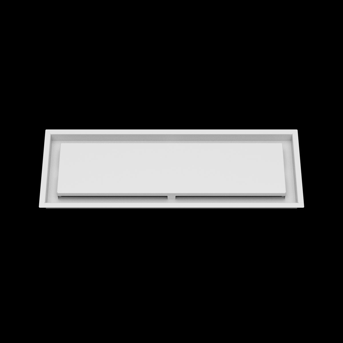 8x24 ceiling vent cover, front view
