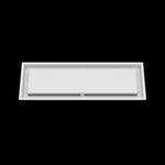 8x24 ceiling vent cover, front view