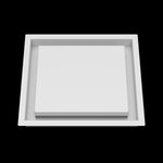 9x10 wall vent cover, front view