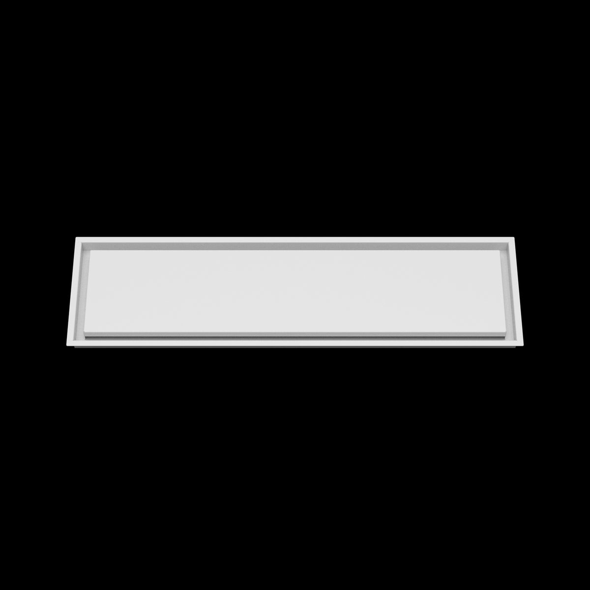 10x37 wall vent cover, front view