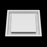 9x10 ceiling vent cover, front view