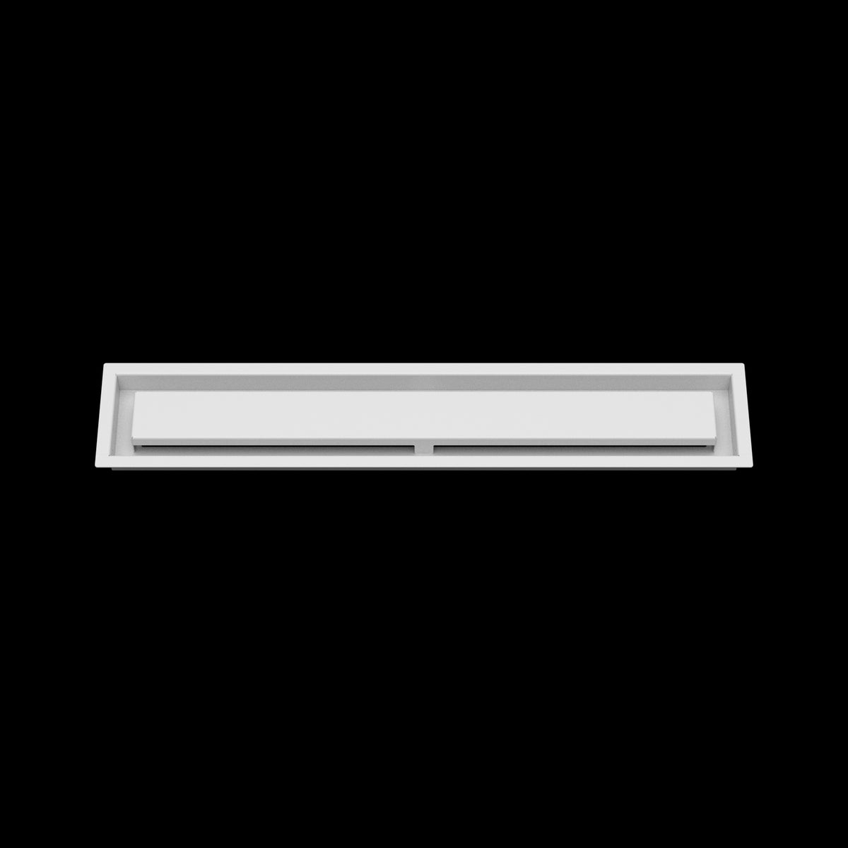 4x25 ceiling vent cover, front view