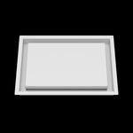 9x13 wall vent cover, front view