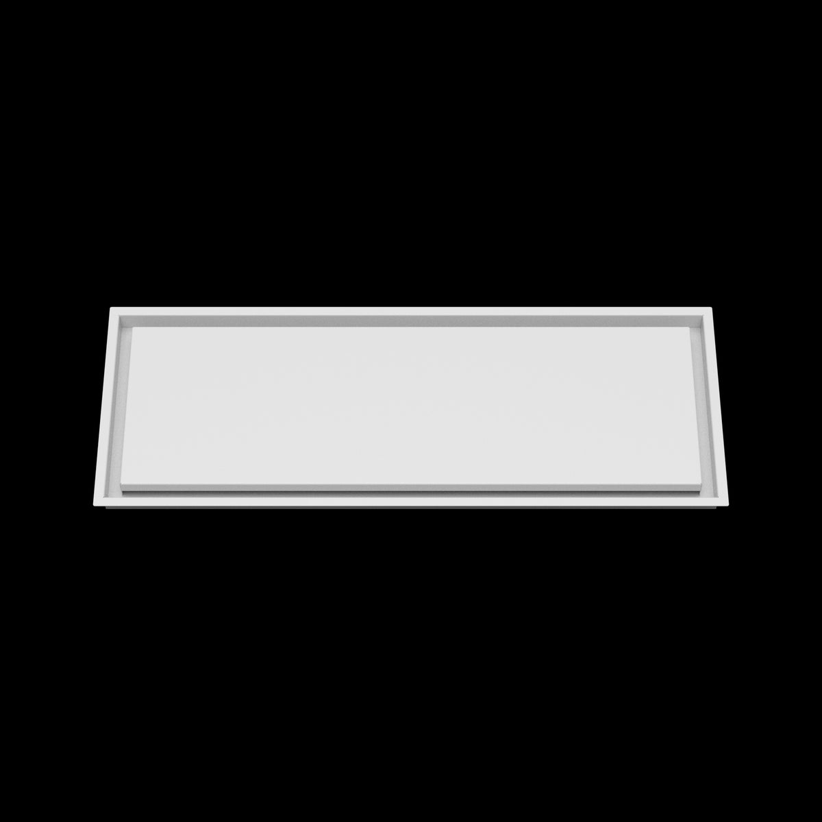 12x33 wall vent cover, front view