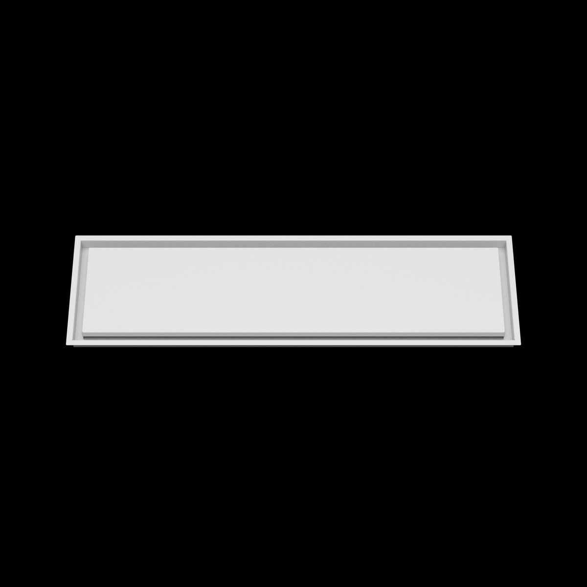 11x40 wall vent cover, front view