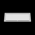 10x27 ceiling vent cover, front view