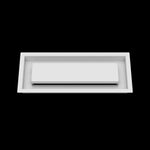 5x13 ceiling vent cover, front view