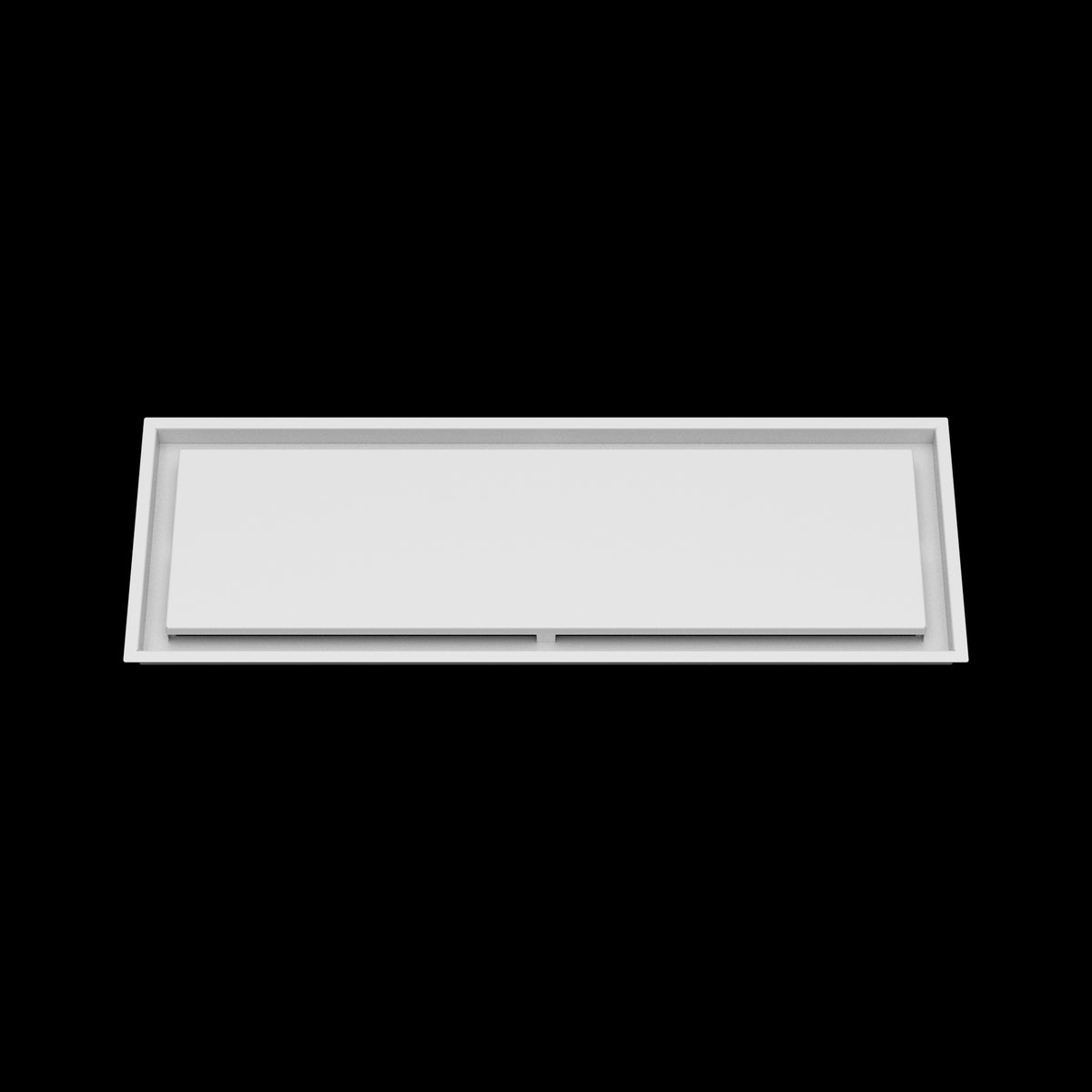 11x33 ceiling vent cover, front view