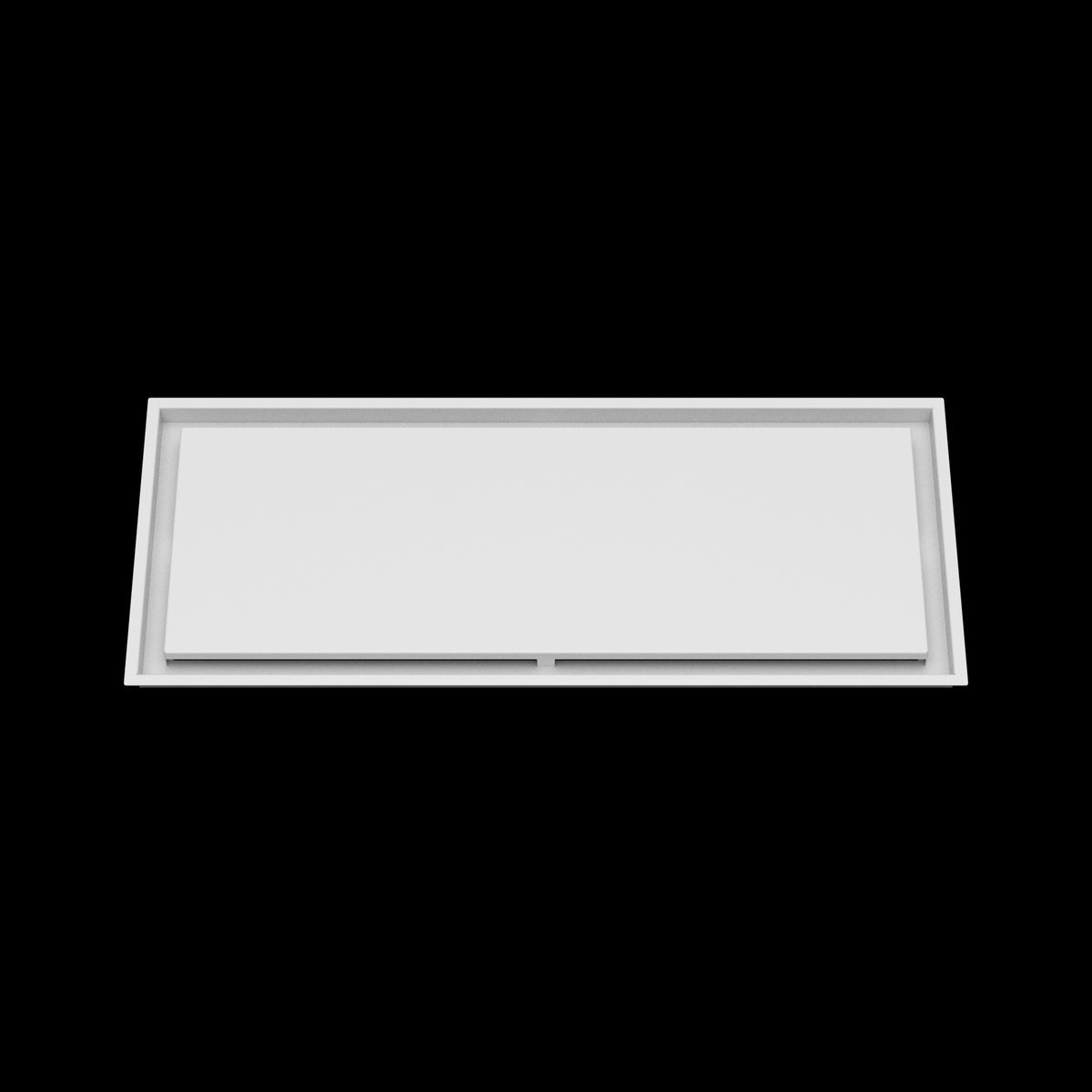 14x35 ceiling vent cover, front view