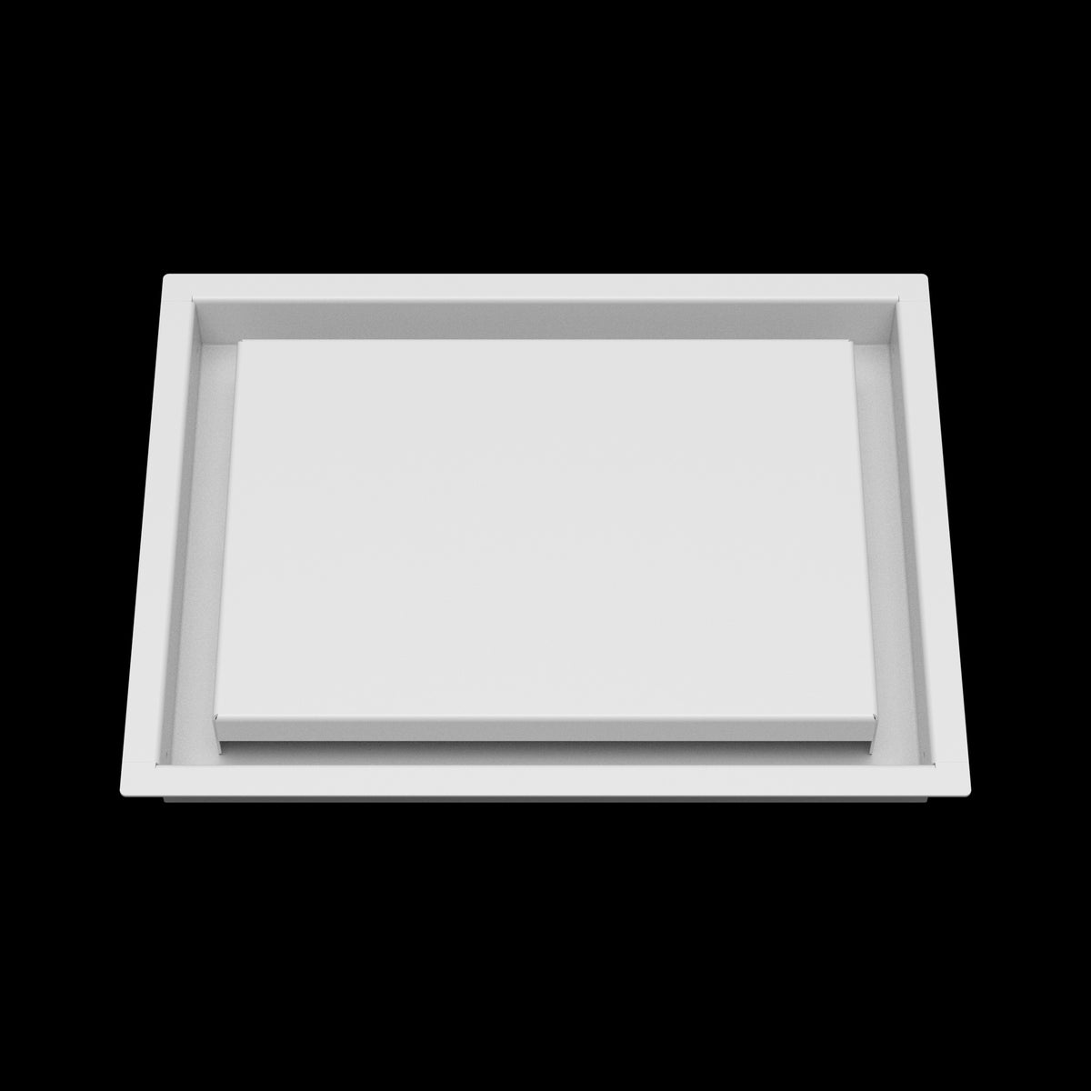 9x12 wall vent cover, front view