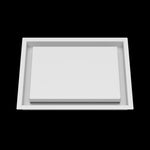 9x12 wall vent cover, front view