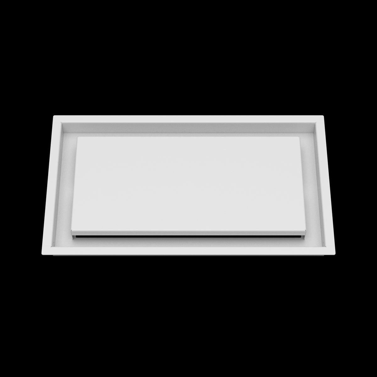 9x16 ceiling vent cover, front view