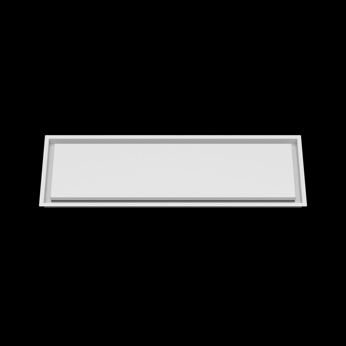 10x33 wall vent cover, front view