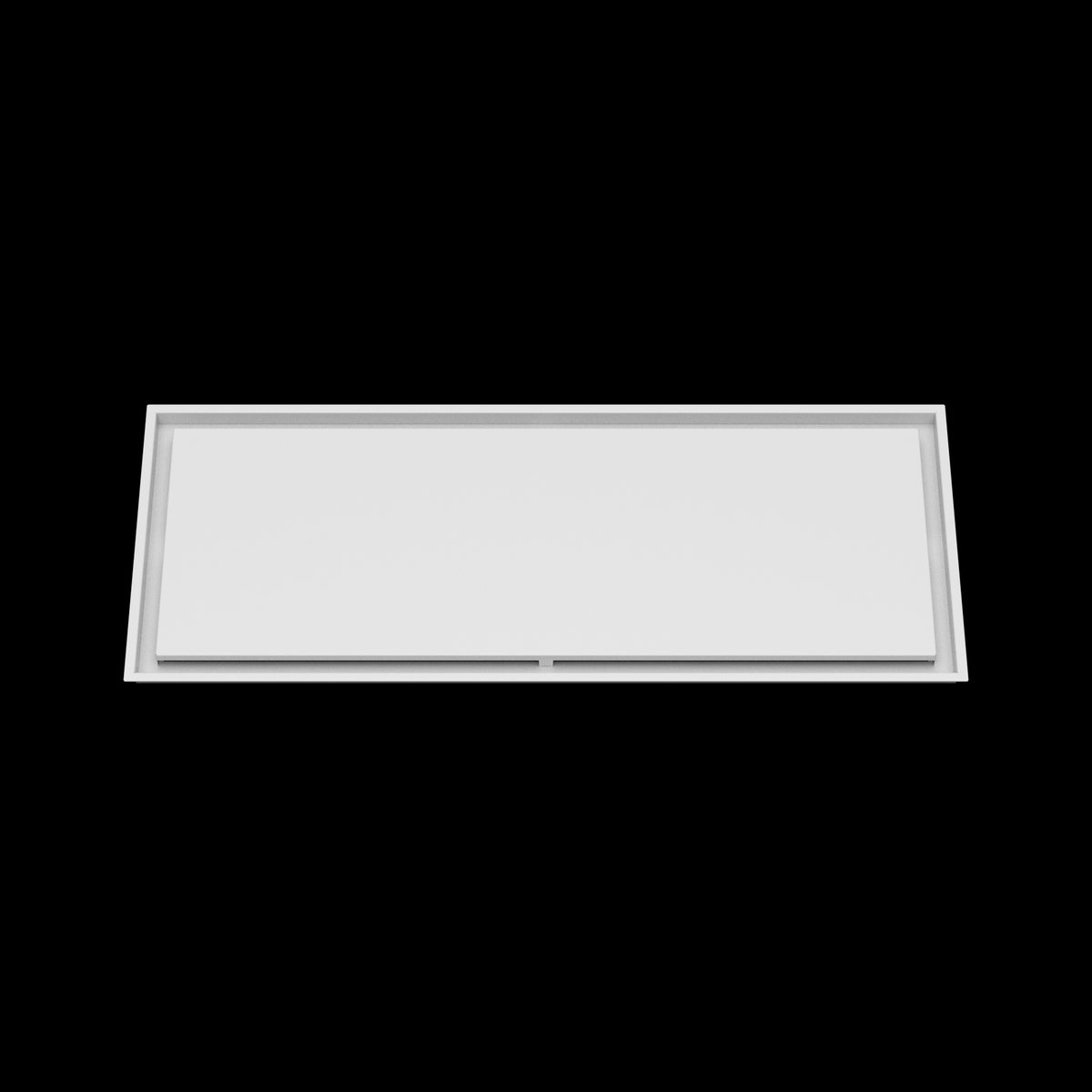 17x44 ceiling vent cover, front view