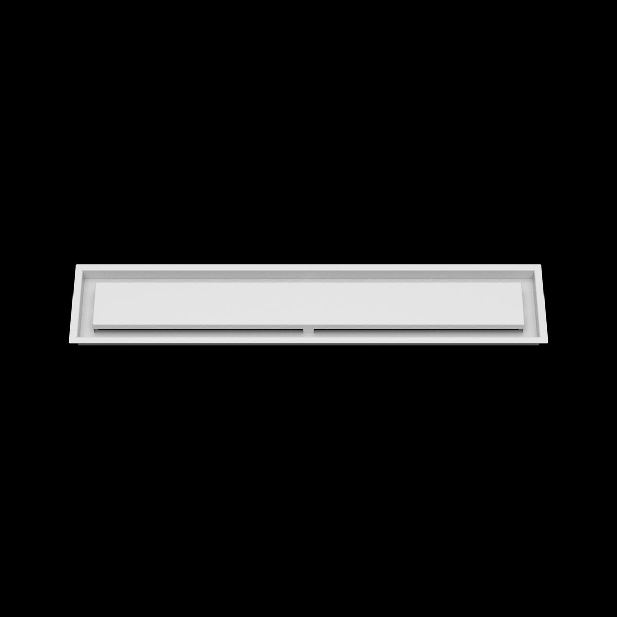 6x34 ceiling vent cover, front view