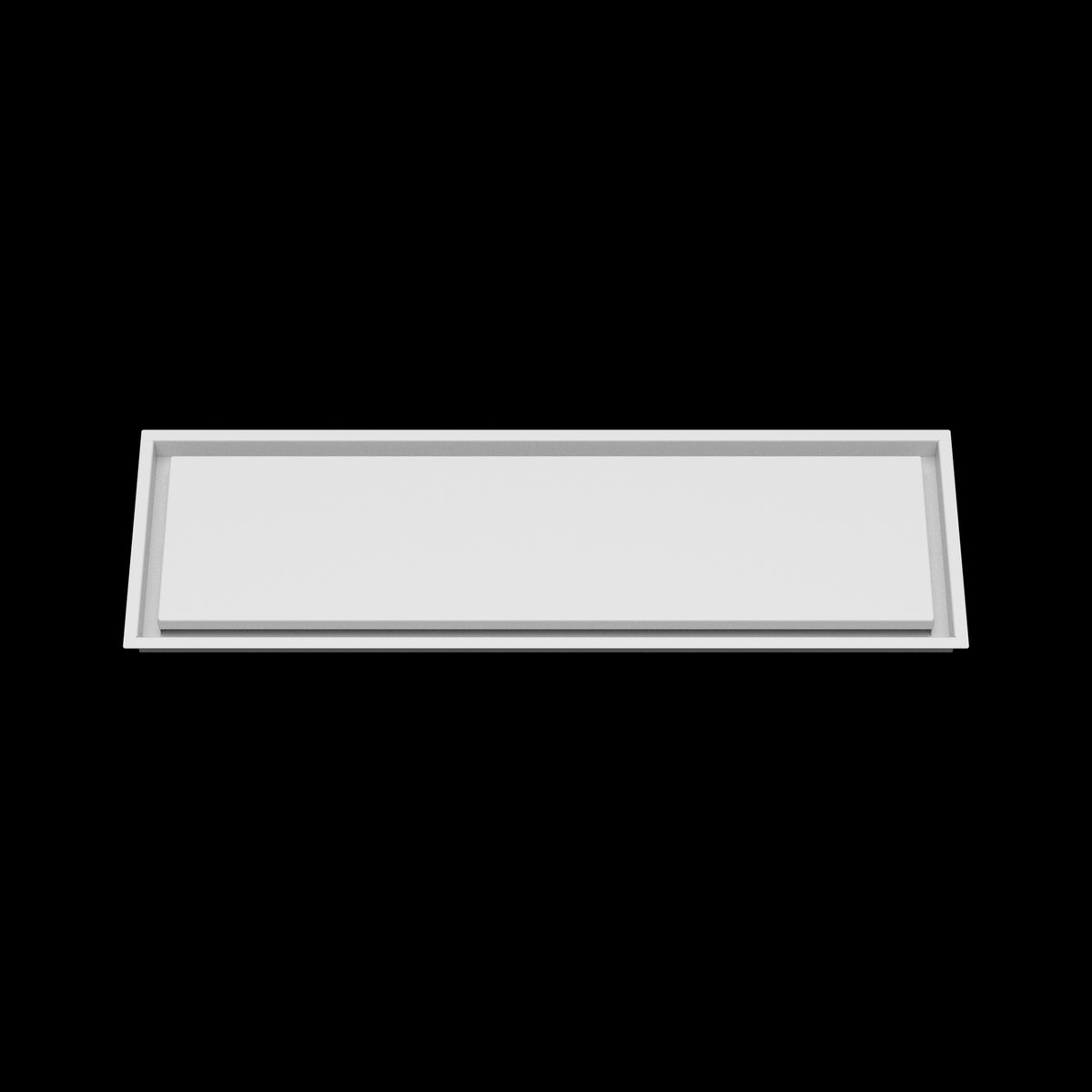 10x34 wall vent cover, front view