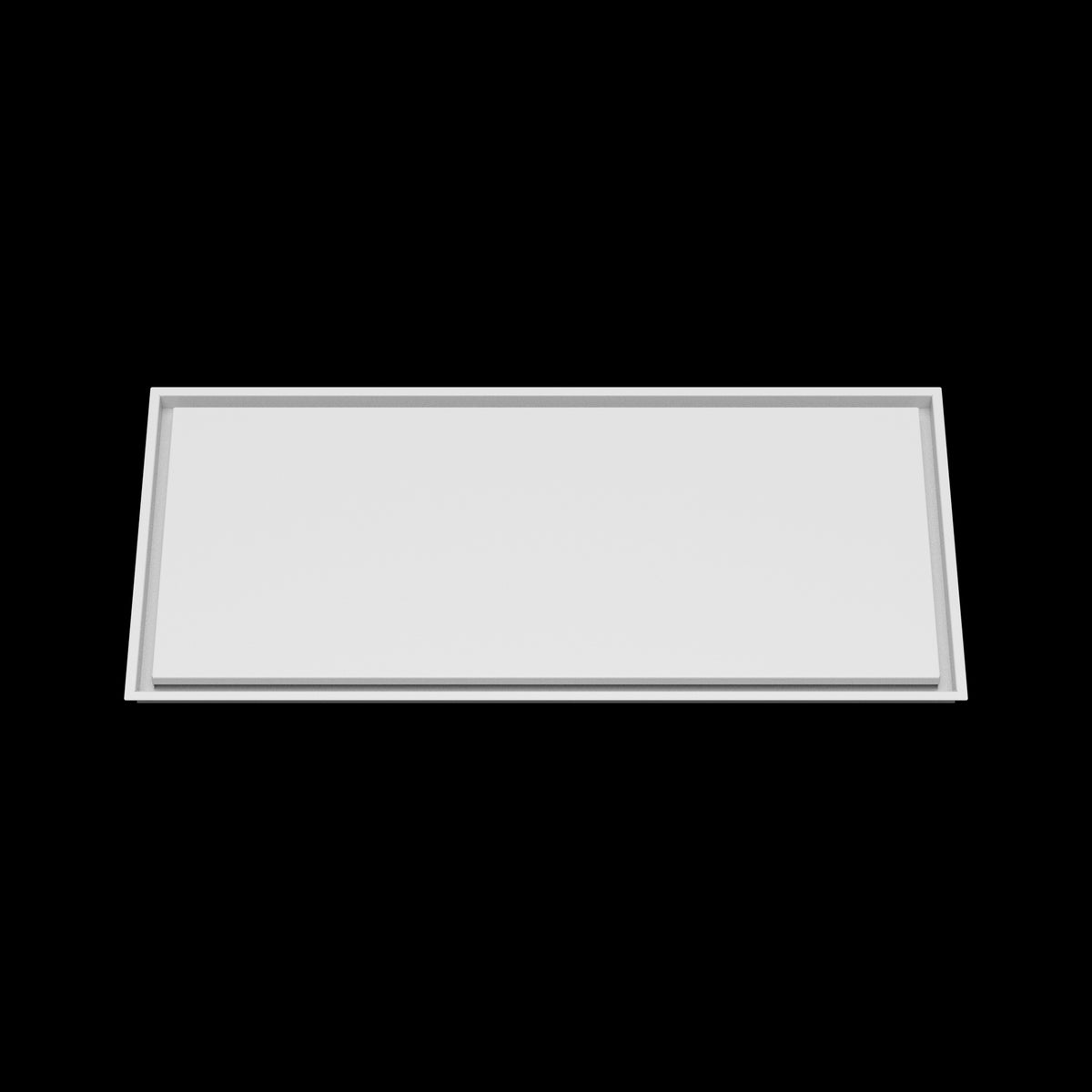 19x43 wall vent cover, front view