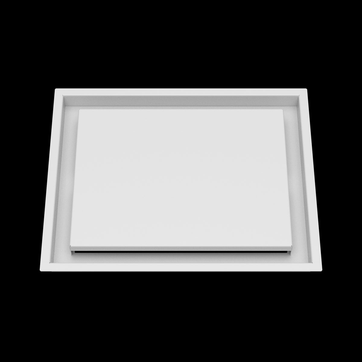 12x15 ceiling vent cover, front view