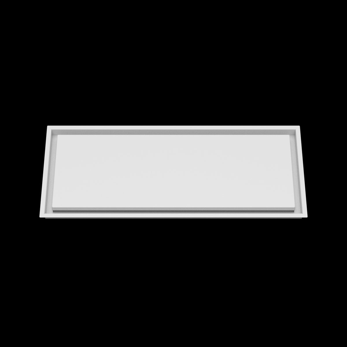 12x30 wall vent cover, front view