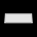12x30 wall vent cover, front view