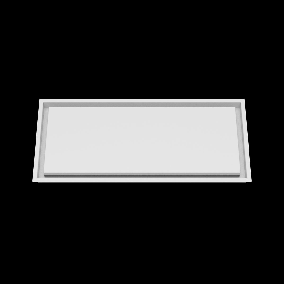 12x27 wall vent cover, front view