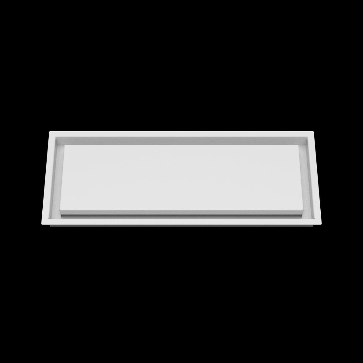 8x21 wall vent cover, front view