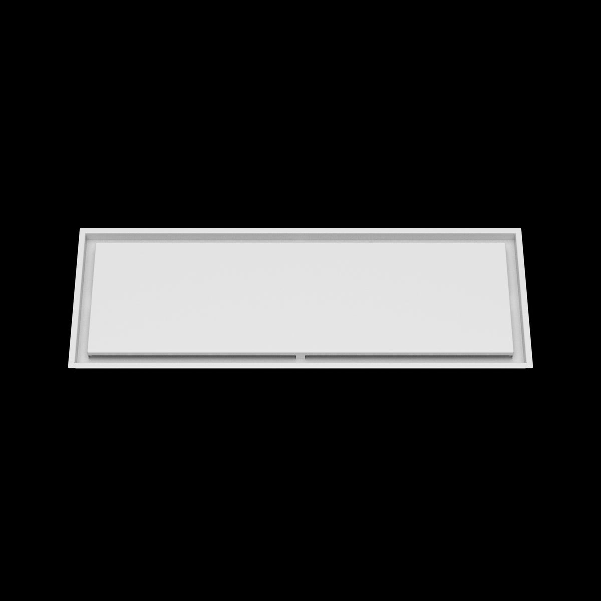 14x40 ceiling vent cover, front view