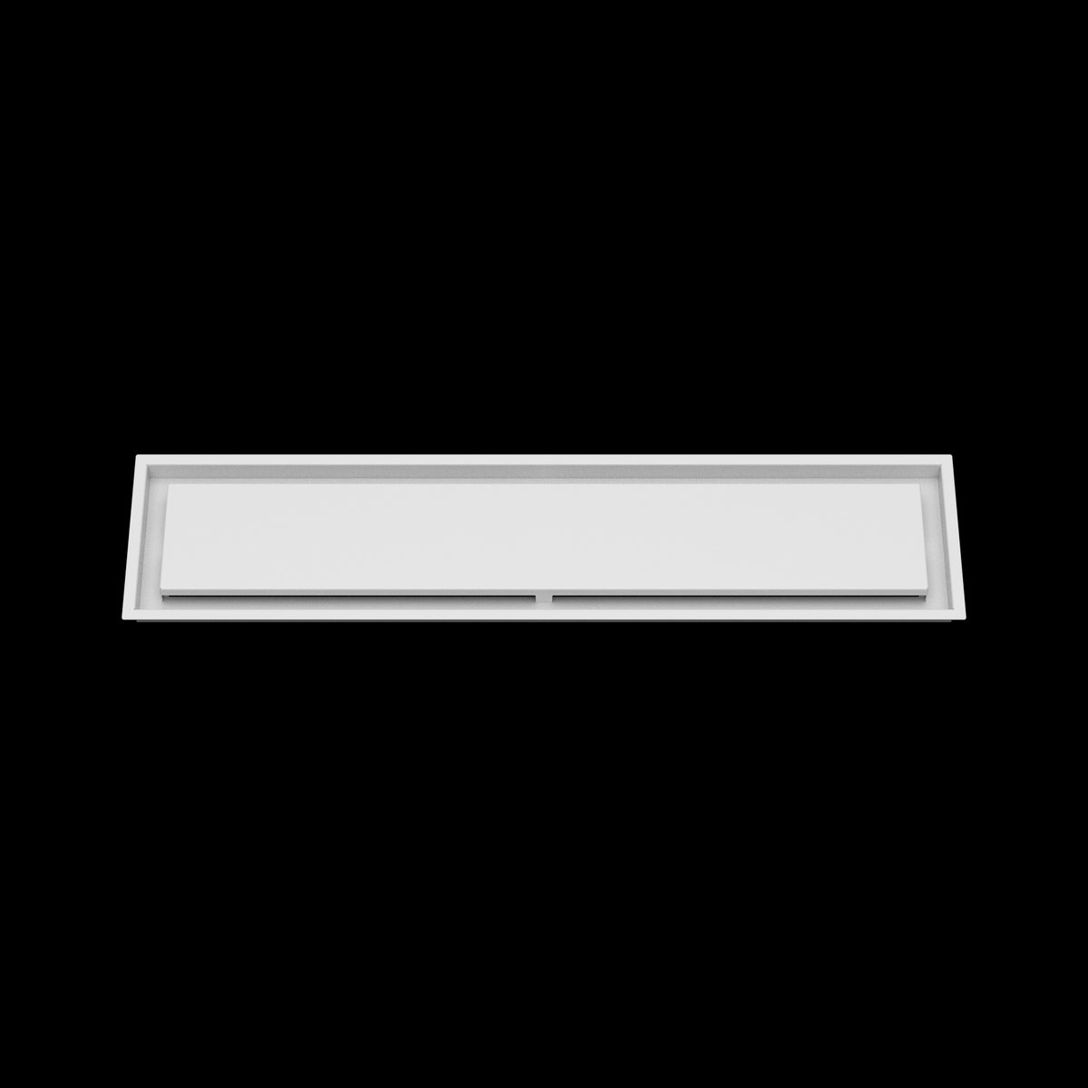 8x37 ceiling vent cover, front view