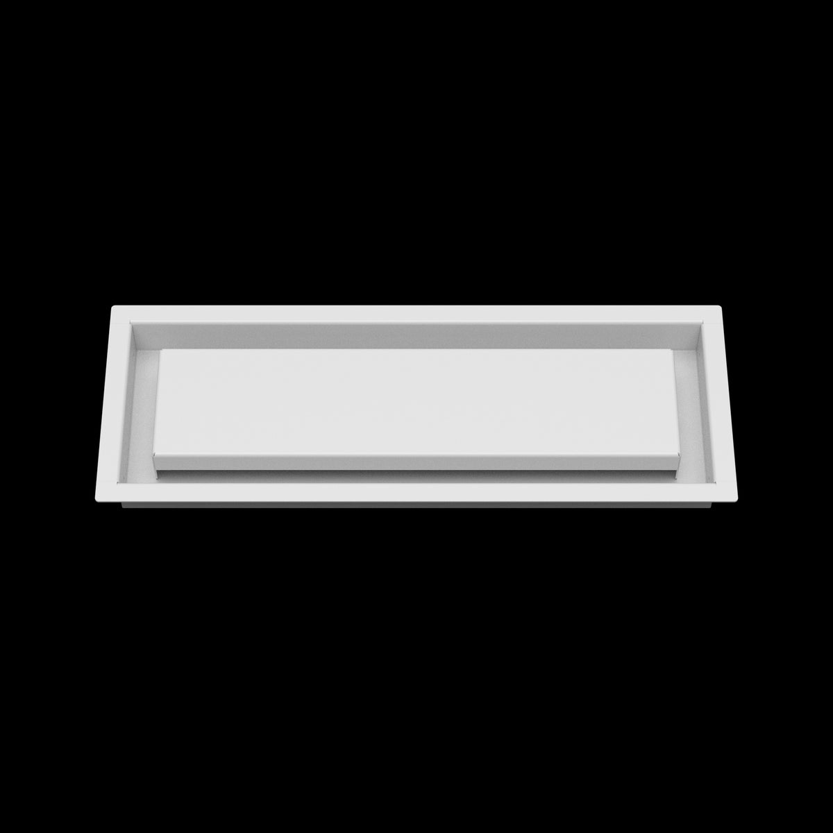 5x15 wall vent cover, front view