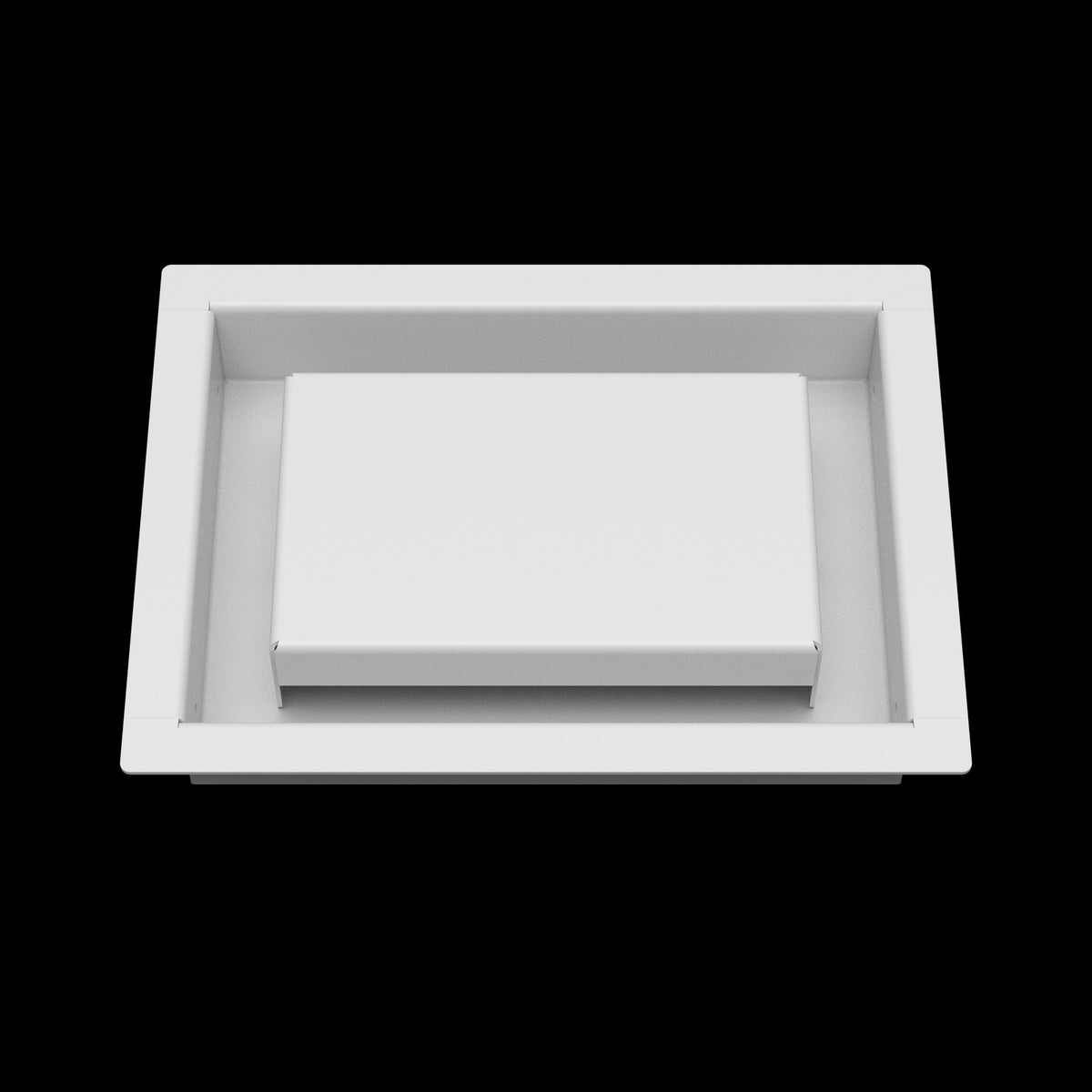5x7 wall vent cover, front view