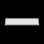 9x40 wall vent cover, front view
