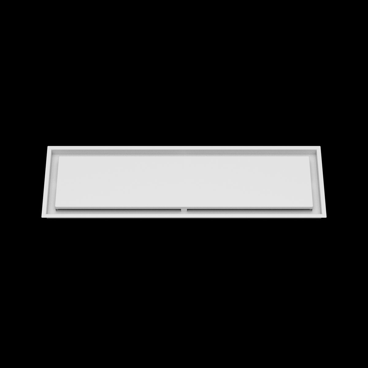 10x35 ceiling vent cover, front view