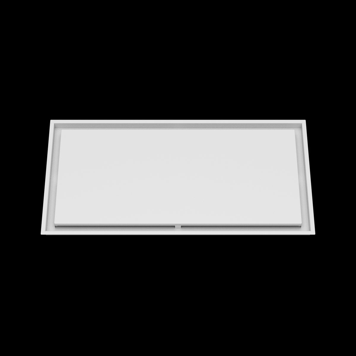 17x34 ceiling vent cover, front view